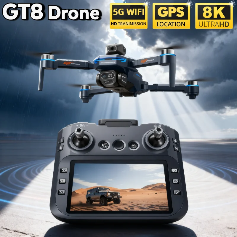 GORĄCY Nowy Dron LSRC GT8 4K P – Drone Gps Mount recenzja i cena