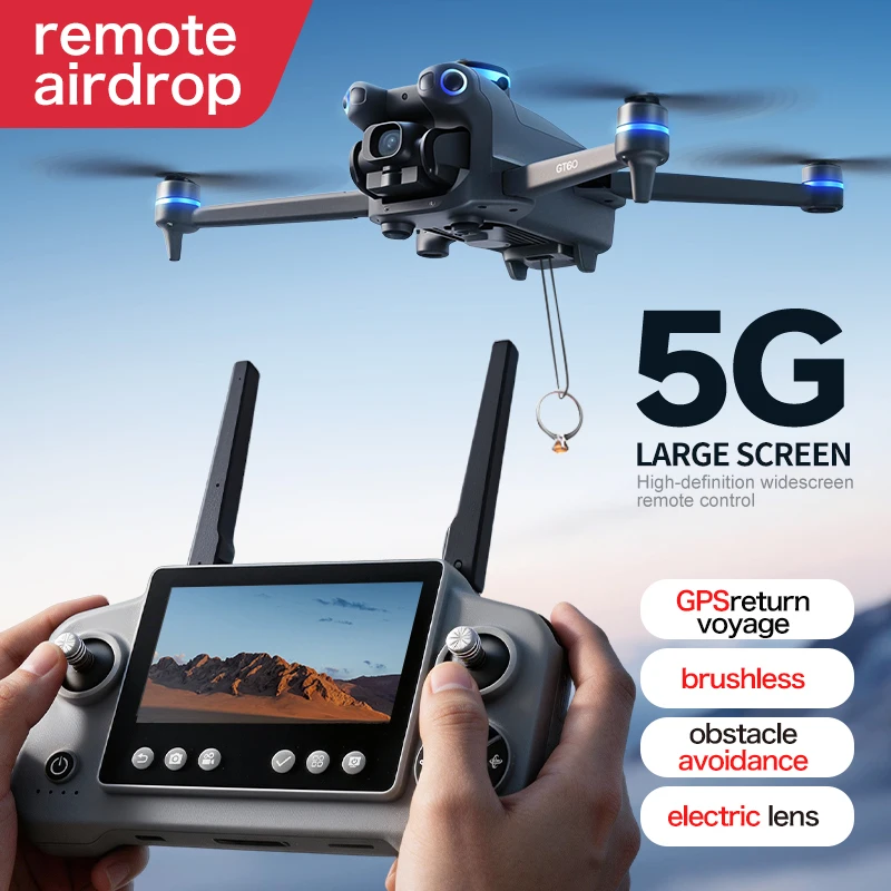 Dron z kamerą GT60 4K/6K/8K i  – Drone Gps Mount recenzja i cena